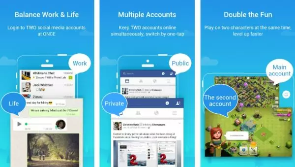 Ảnh 2 của Tải ứng dụng Parallel Space Mod Apk 4.0.9177 (Mở Khóa Pro) Android Cá nhân hóa giao diện người dùng Parallel Space