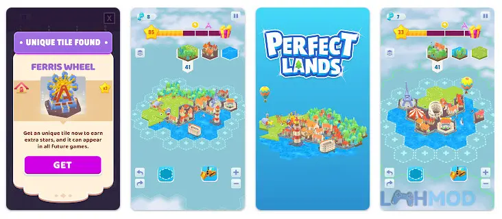 Ảnh 3 của Tải Perfect Lands Apk 1.6.1 cho Android iOs Một thế giới Perfect Lands đang được xây dựng với nhiều loại công trình