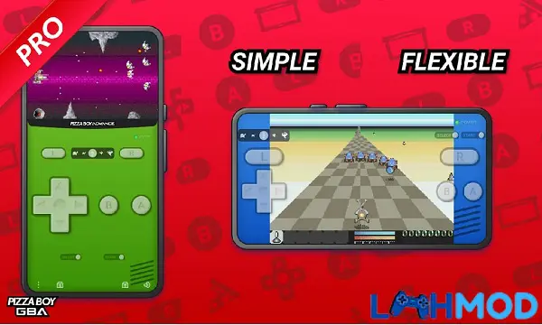 Ảnh 3 của Pizza Boy GBA Pro MOD APK 2.2.1 (Patched/Sync Work) Giao diện chọn game hoặc tùy chỉnh cài đặt trong ứng dụng Pizza Boy GBA Pro