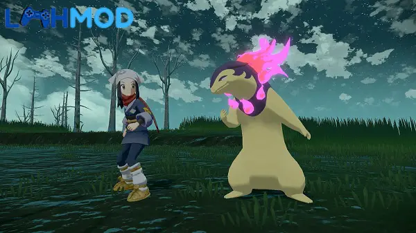 Ảnh 3 của Tải Pokémon Legends: Arceus APK 1.0.1 cho Android iOS Giao diện khám phá vùng đất Hisui rộng lớn với nhiều loại địa hình