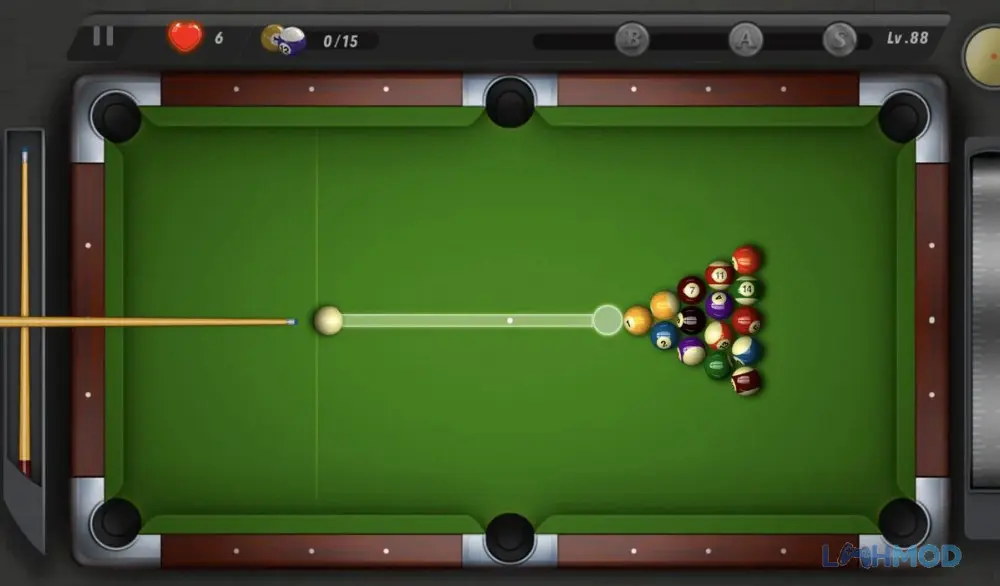 Ảnh 1 của Tải Pooking-Billiards City Mod Apk 3.0.47 (Long Line) cho Android iOs Mô phỏng bàn bida và các quả bóng với đồ họa 3D chất lượng cao