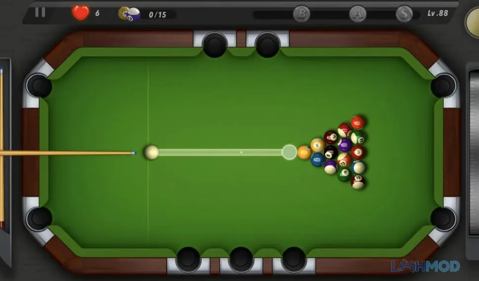 Ảnh 2 của Tải Pooking-Billiards City Mod Apk 3.0.47 (Long Line) cho Android iOs Một cú đánh bida chuẩn xác trong Pooking-Billiards City