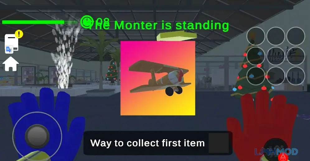 Ảnh 2 của Tải Poppy Horror Apk 1.7 cho Android iOs Cảnh người chơi thu thập vật phẩm trong Poppy Horror MOD APK