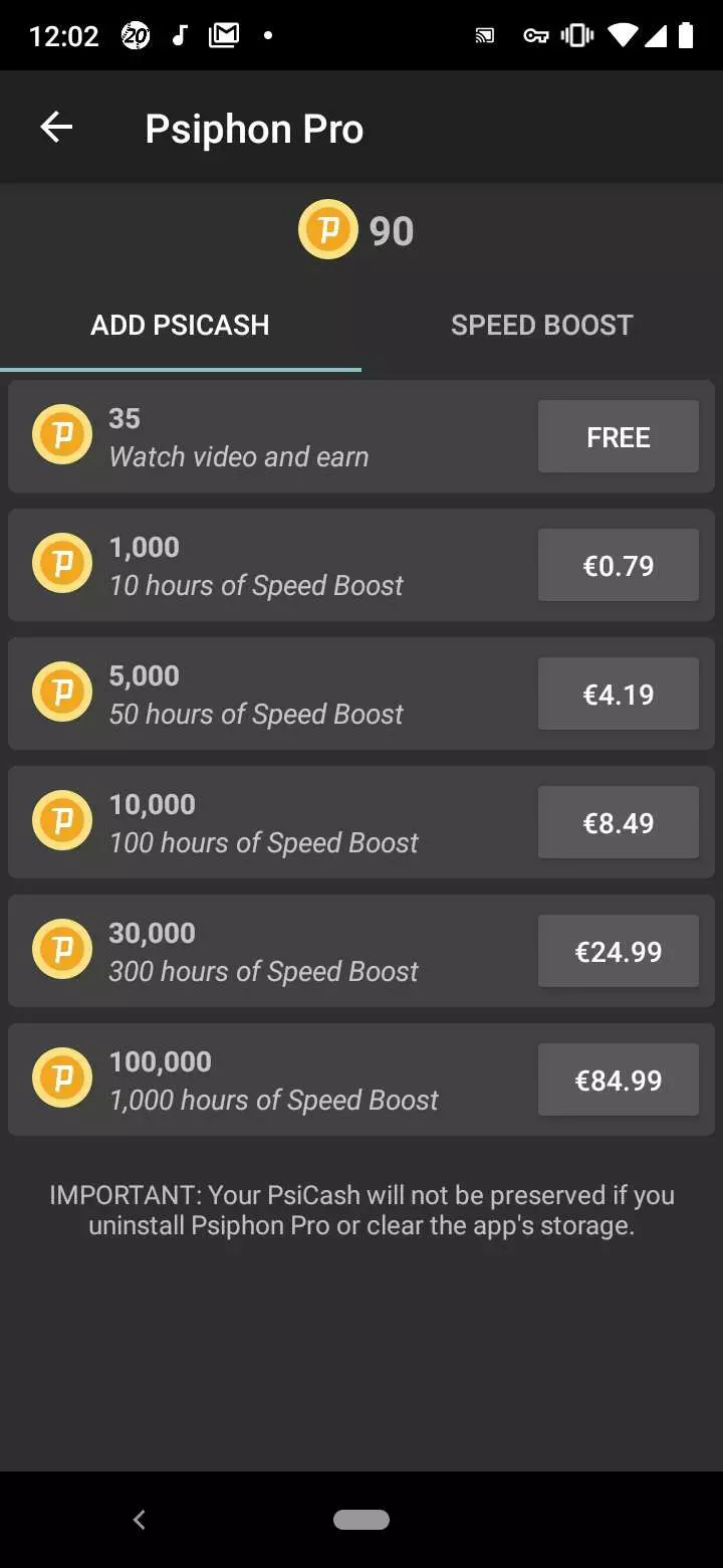 Ảnh 4 của Tải Psiphon Pro Mod APK 376 (Subscribed) Giao diện tải ứng dụng Psiphon Pro Mod trên điện thoại