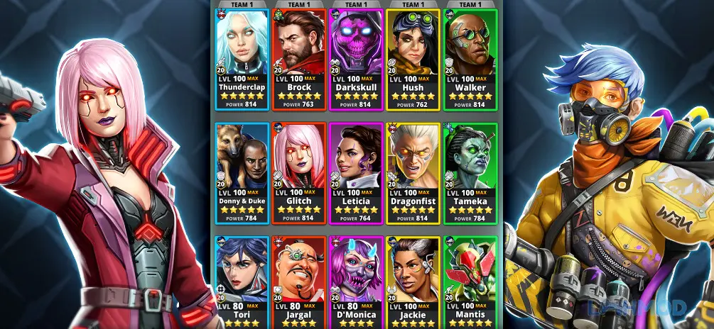 Ảnh 2 của Tải Puzzle Combat Match-3 RPG Mod Mod Apk 48.0.1 (Vô hạn tiền) cho Android iOs Cập nhật và xây dựng căn cứ trong Puzzle Combat Match-3 RPG