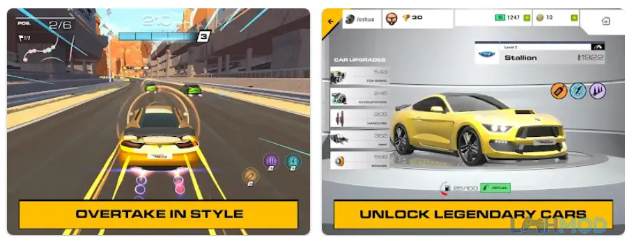 Ảnh 2 của Tải Racing Clash Club Apk 1.4.3 cho Android iOs Chiếc xe đua tùy chỉnh trên đường phố trong Racing Clash Club