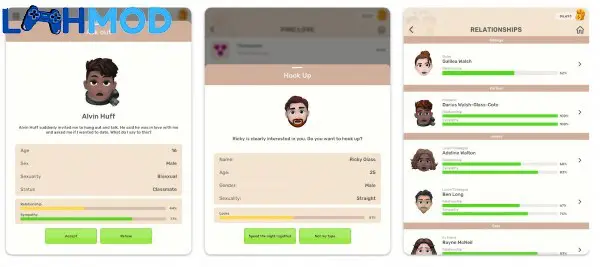 Ảnh 4 của Real Life: Idle Text Sim Story MOD APK 1.12.15 (Vô hạn tiền) Ảnh chụp màn hình Real Life: Idle Text Sim Story với hình ảnh một thành phố hiện đại