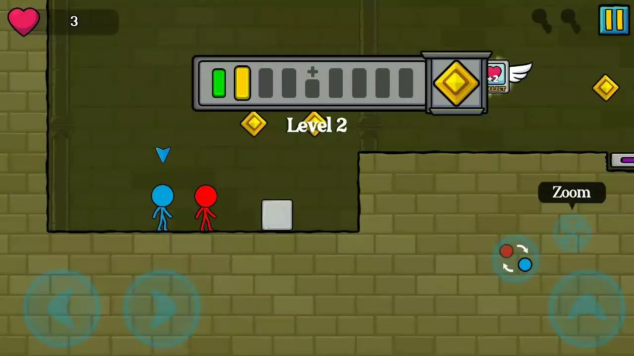 Ảnh 4 của Red and Blue Stickman Mod APK 2.0.0 (Vô Hạn Tiền, Mở Khóa) Red and Blue Stickman Mod với các cấp độ được mở khóa