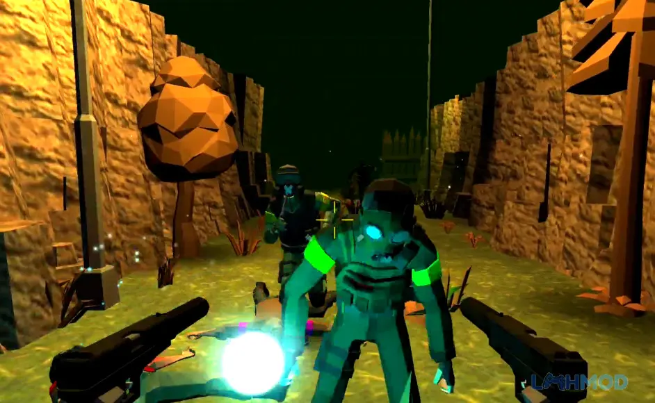 Ảnh 4 của Tải Rift Rapture Mod Apk 0.951 (Vô Hạn Tiền) cho Android iOs Giao diện điều khiển và hành động của nhân vật trong Rift Rapture Mod