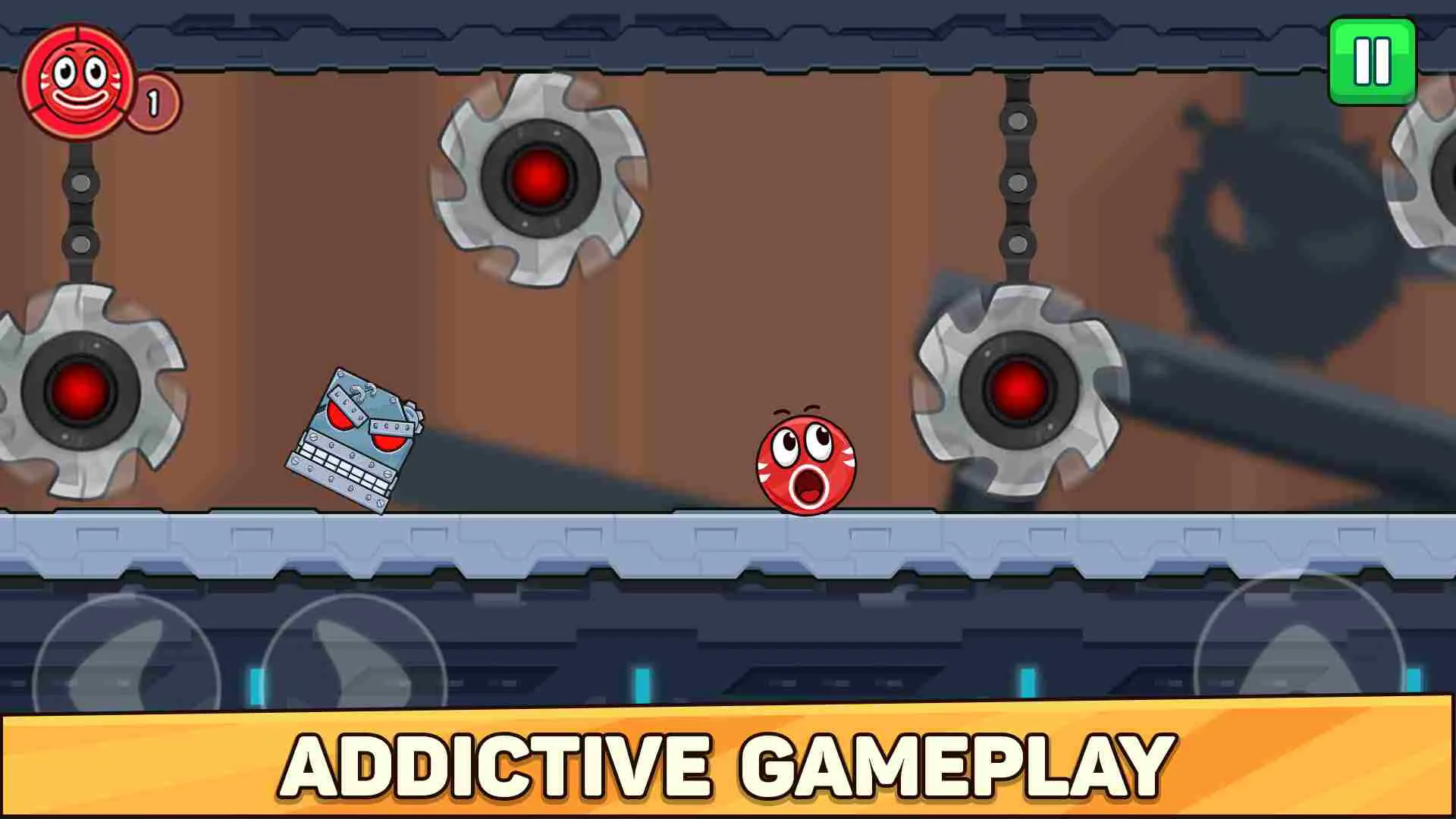 Ảnh 2 của Tải game Roller Ball 6 Mod APK v6.6.2 (Vô Hạn Tiền) Red Bounce Ball né tránh chướng ngại vật trong màn chơi