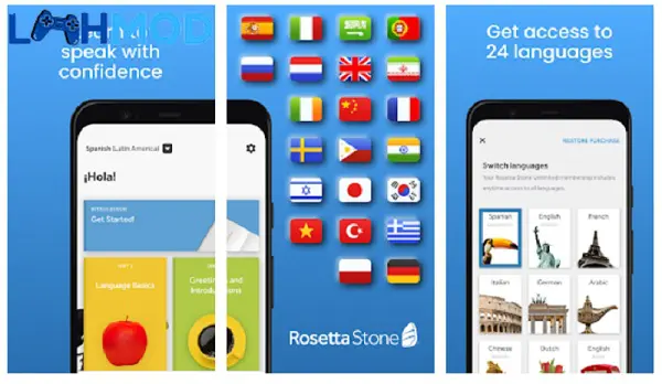 Ảnh 3 của Tải ứng dụng Rosetta Stone APK 8.20.0 cho Android iOS Giao diện Rosetta Stone học tập