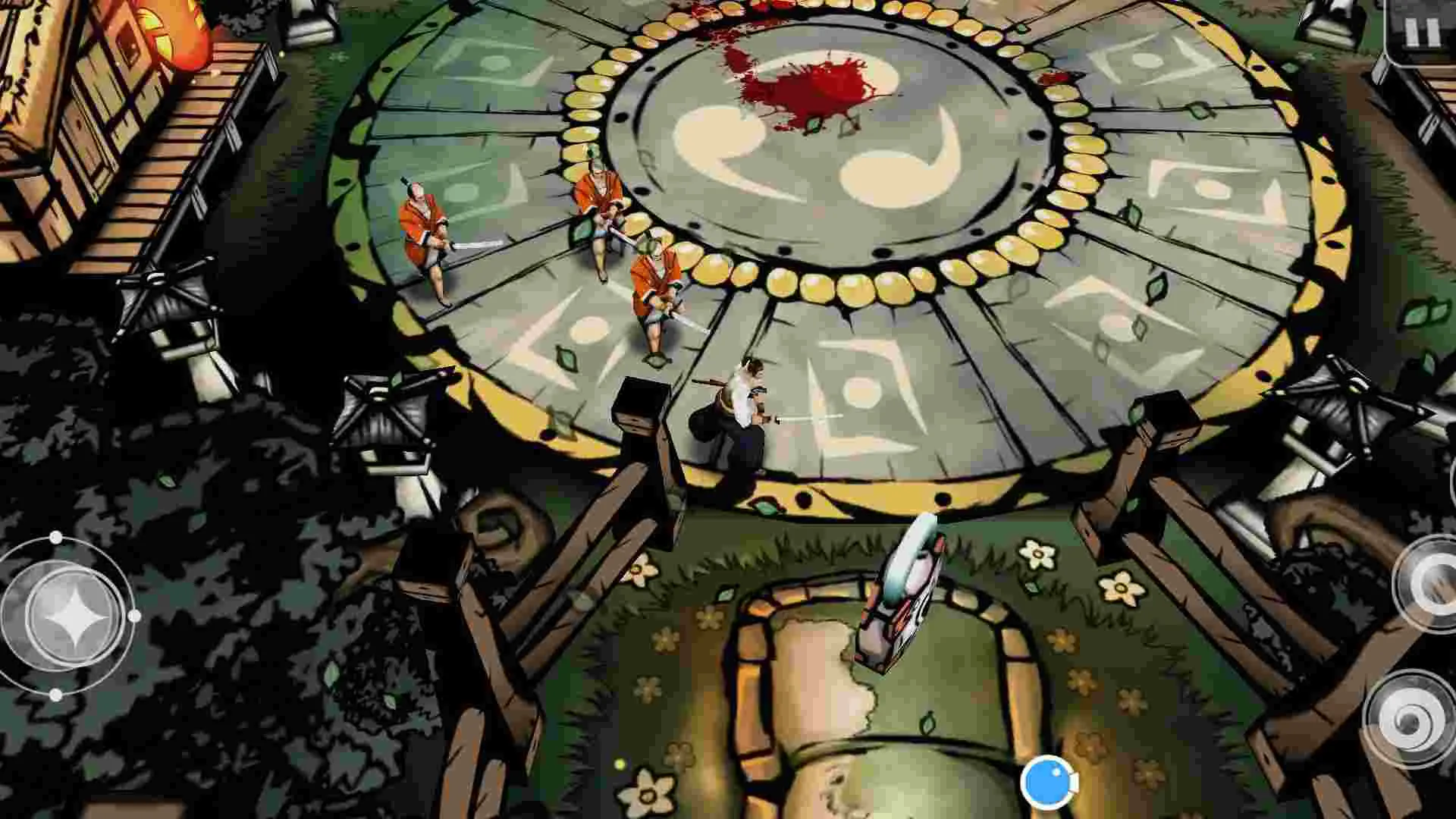 Ảnh 2 của SAMURAI II: VENGEANCE Mod APK v1.5.0 (Vô Hạn Tiền) Daisuke né tránh cạm bẫy và chướng ngại vật