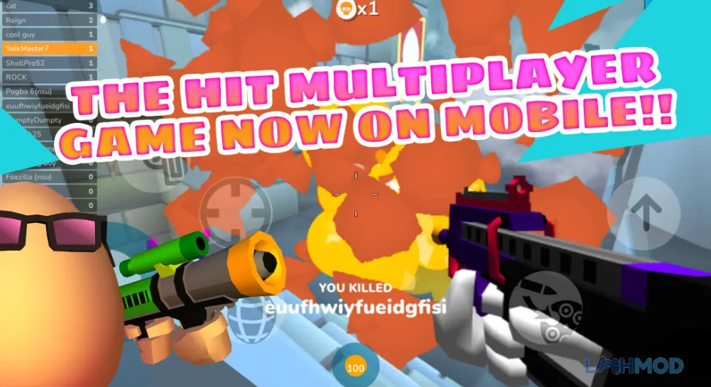 Ảnh 3 của Tải Shell shockers Apk 1.0.85.2 cho Android iOs Kho vũ khí đa dạng trong Shell Shockers