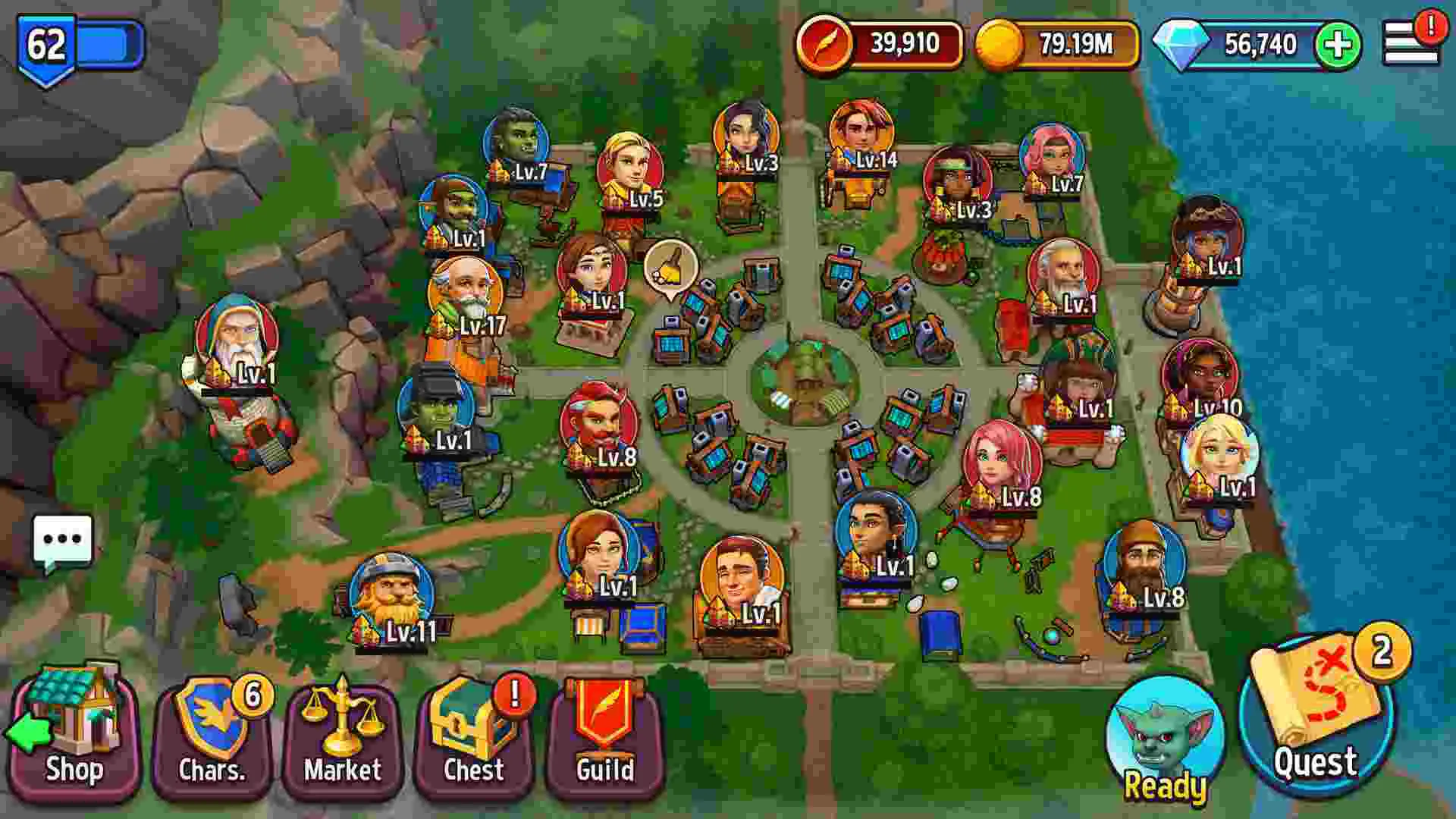 Ảnh 2 của Tải game Shop Titans Mod APK 9.5.1 (Menu, Vô Hạn Tiền) Game Shop Titans Mod