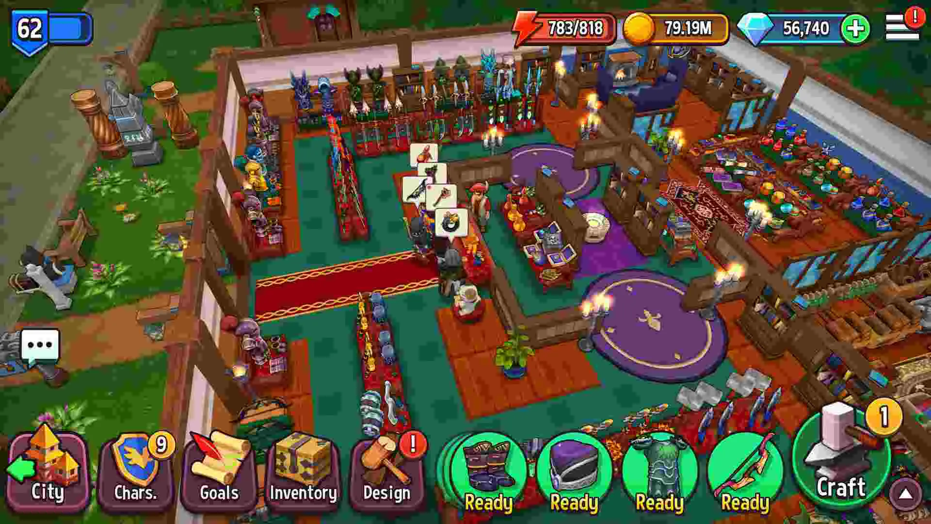 Ảnh 5 của Tải game Shop Titans Mod APK 9.5.1 (Menu, Vô Hạn Tiền) Tai Shop Titans Mod