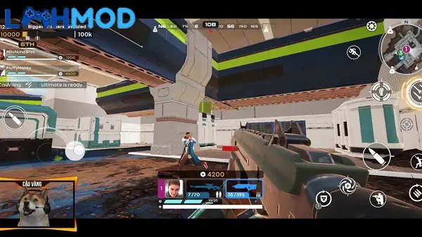 Ảnh 4 của Tải game Skyfall Chasers APK 1.0.CL421337_BCL421337 cho Android iOS Giao diện chiến đấu với nhân vật và kỹ năng trong Skyfall Chasers