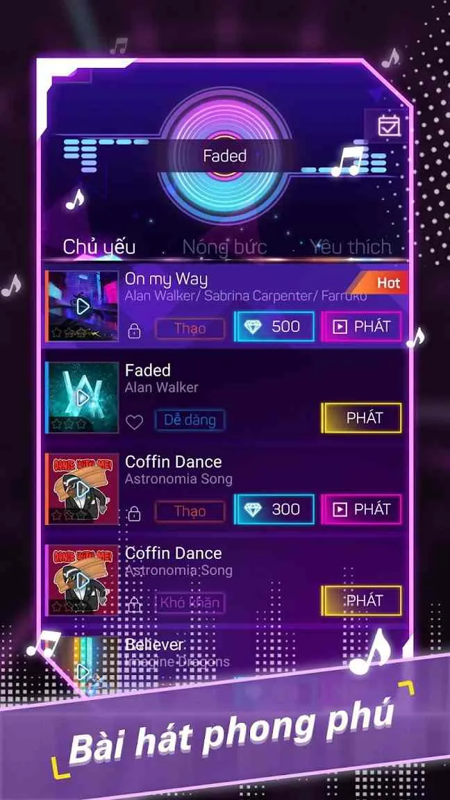 Ảnh 4 của Smash Colors 3D Mod APK v1.1.51 (Vô Hạn Tiền, Mở Khóa VIP) Màn hình game Smash Colors 3D với hiệu ứng ánh sáng và các chướng ngại vật âm nhạc