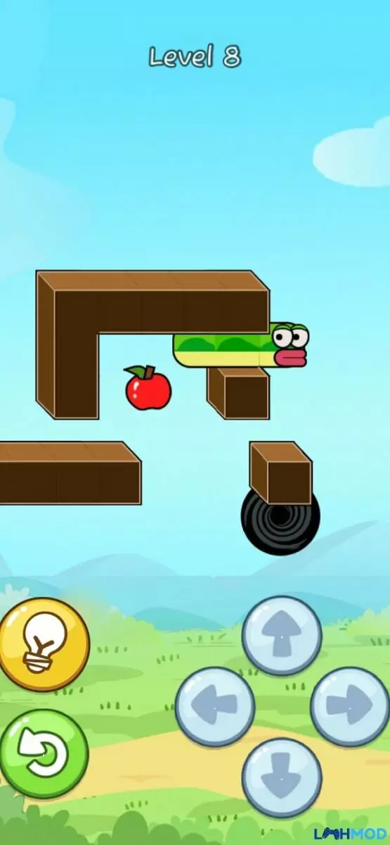 Ảnh 2 của Tải Snapple Apk 1.0.3.0 cho Android, IOS Cảnh chơi game Snapple với chướng ngại vật