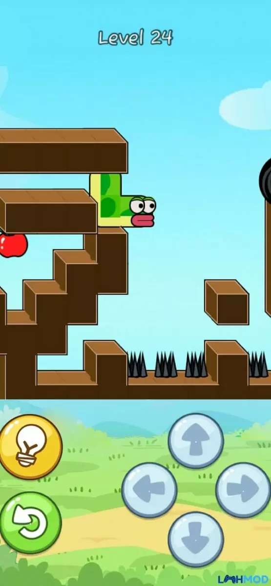 Ảnh 3 của Tải Snapple Apk 1.0.3.0 cho Android, IOS Con rắn Snapple dài ra sau khi ăn táo