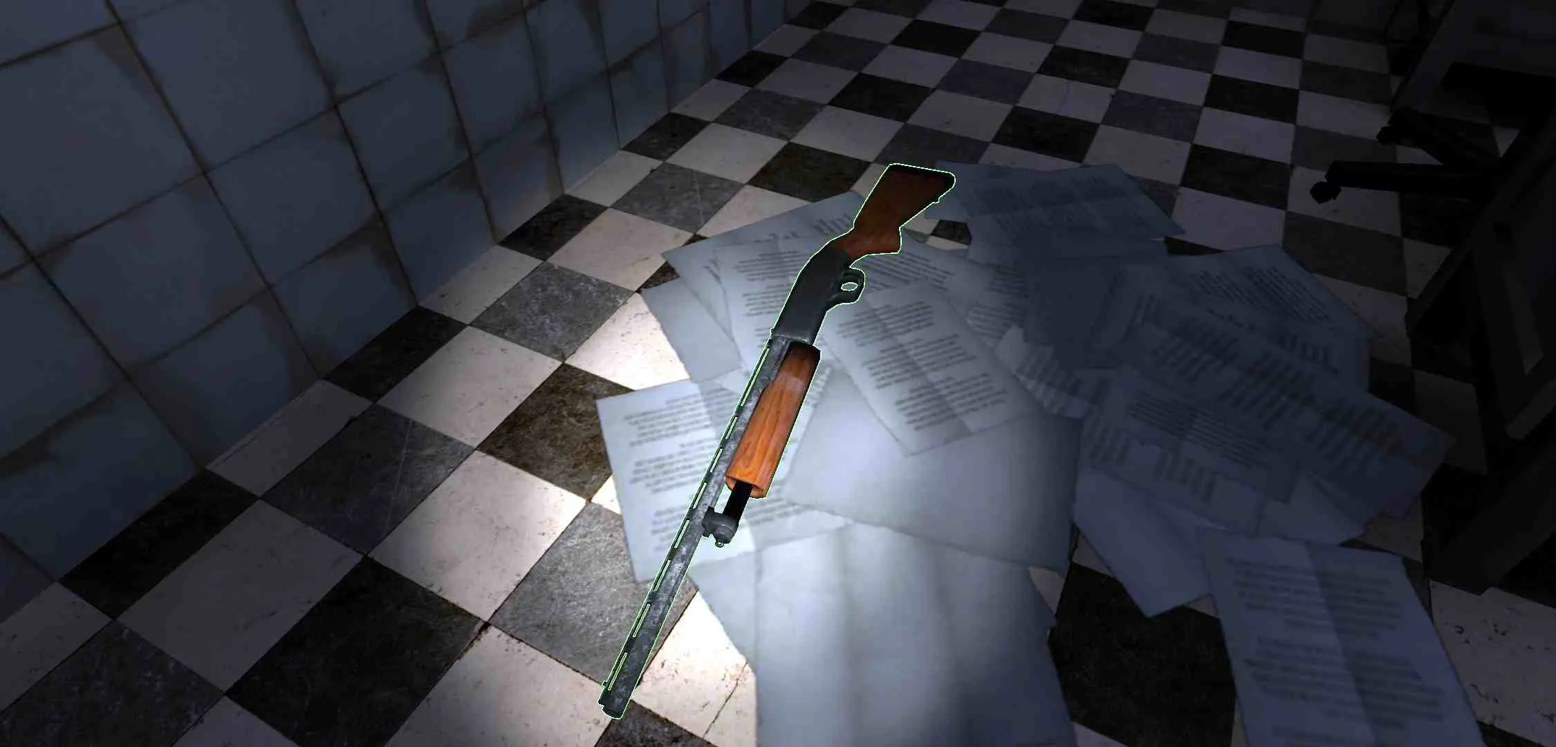 Ảnh 4 của Tải game Specimen Zero Mod APK V1.1.1 (Mua sắm miễn phí) Game Specimen Zero Mod với hình ảnh nhân vật đang cầm đèn pin khám phá