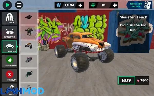 Ảnh 2 của Stickman Rope Hero 2 MOD APK 3.2.2 (Mod Tiền) Android Người que Stickman đu dây trên không trung giữa các tòa nhà chọc trời