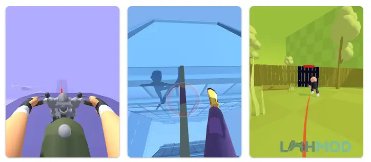 Ảnh 4 của Tải StuntMan Mod Apk 1.6.7 (Menu/Tiền x100 lần) cho Android iOs Nhân vật game trong trang phục độc đáo đang trượt ván