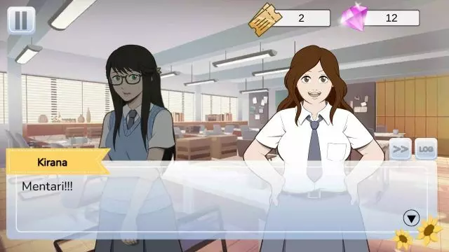 Ảnh 5 của Tải game Sun Shines Over Us Mod Apk 4.8 (Nhiều kim cương và vé, không quảng cáo) cho Android, IOS Mentari đối mặt với những thử thách trong game