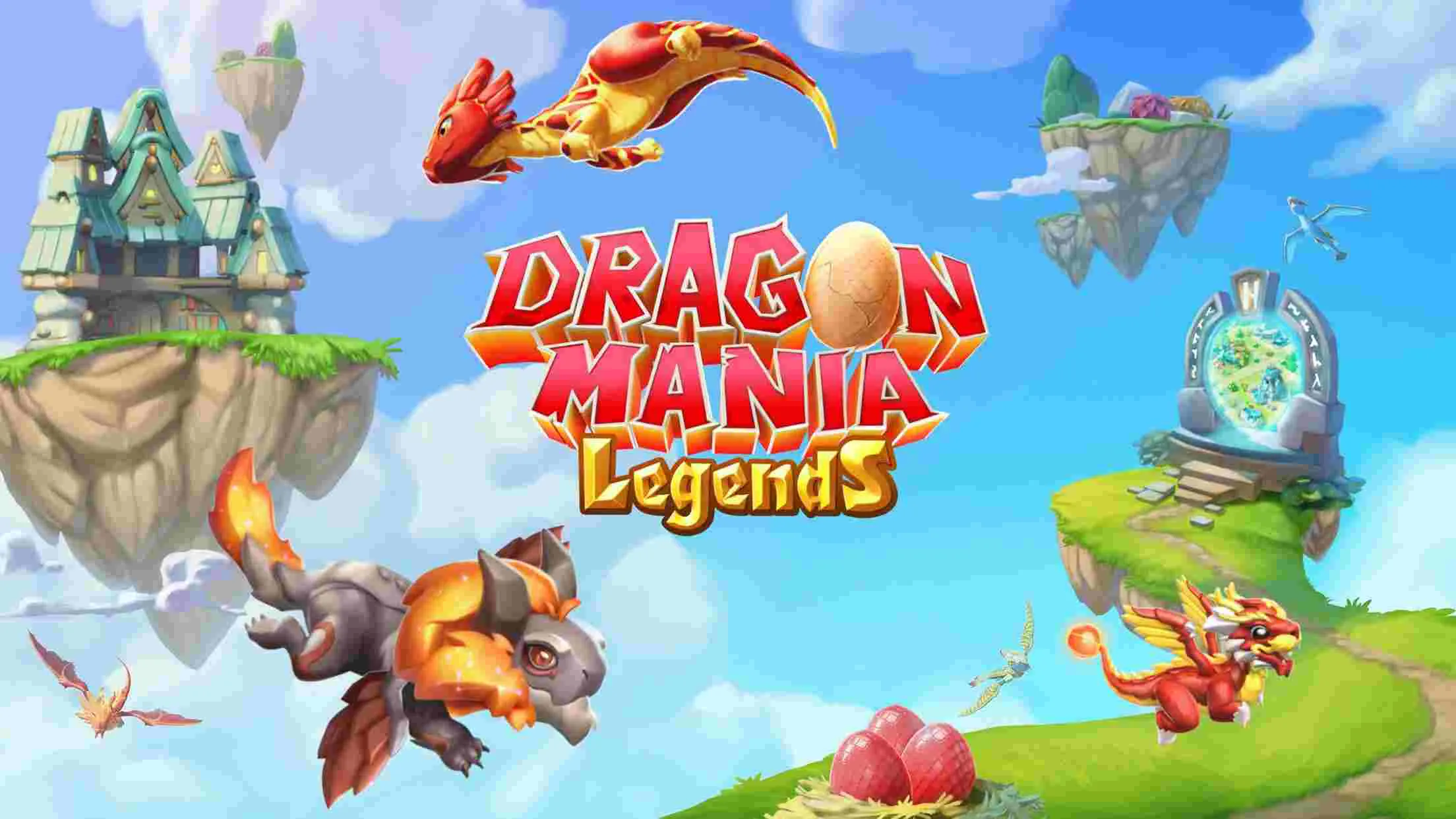 Ảnh 1 của Tải Dragon Mania Legends Mod APK (Vô Hạn Coins/Gems) v8.8.2c Icon của game Dragon Mania Legends Mod, một chú rồng tím