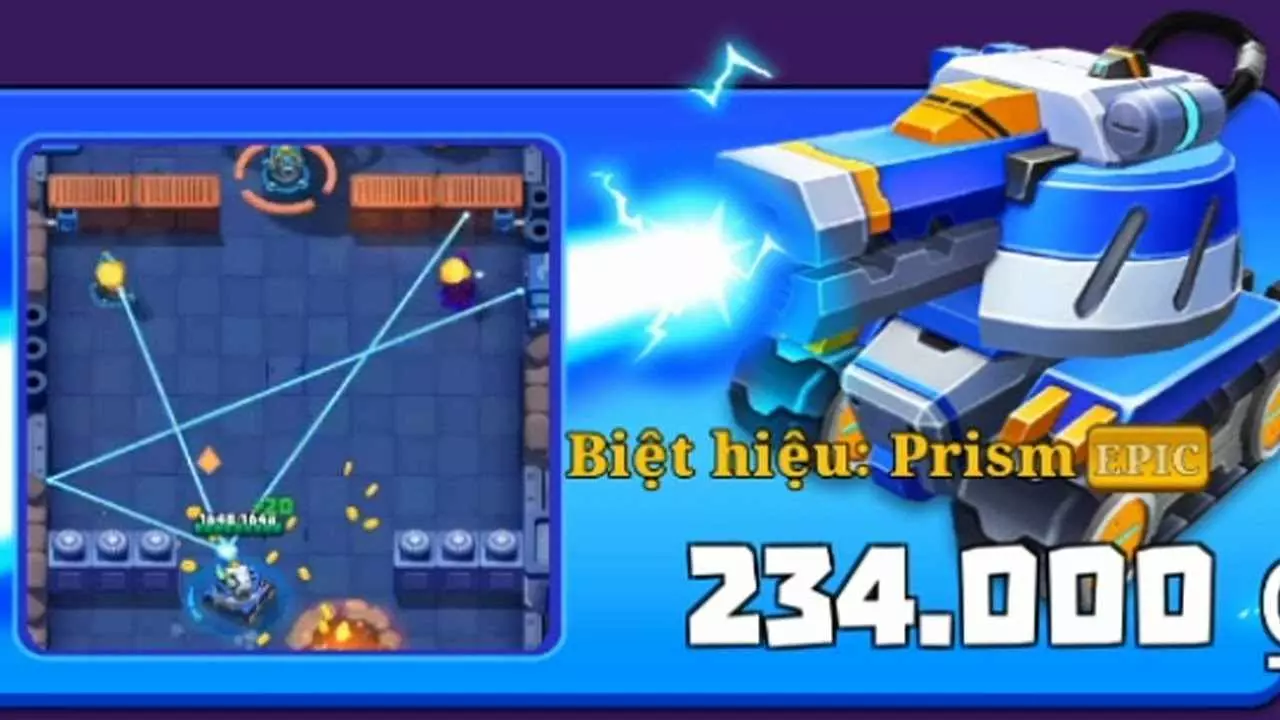 Ảnh 3 của Tải game Tank Hero Mod APK 1.9.7 (Bất tử, onehit, quà tặng) Bộ sưu tập xe tăng đa dạng trong Tank Hero mod