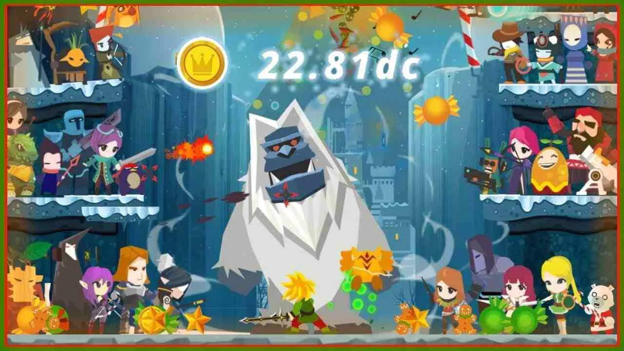 Ảnh 3 của Tải game Tap Titans 2 Mod APK 5.29.0 (Menu, Vô hạn tiền, VIP, Level) Hình ảnh gameplay Tap Titans 2 với nhân vật và pet chiến đấu