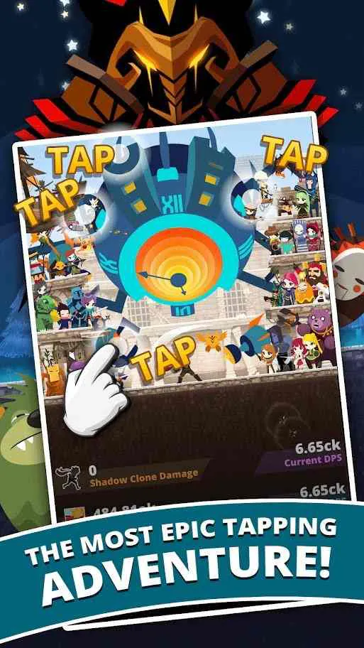 Ảnh 4 của Tải game Tap Titans 2 Mod APK 5.29.0 (Menu, Vô hạn tiền, VIP, Level) Nhân vật Tap Titans 2 thực hiện chiêu thức đặc biệt