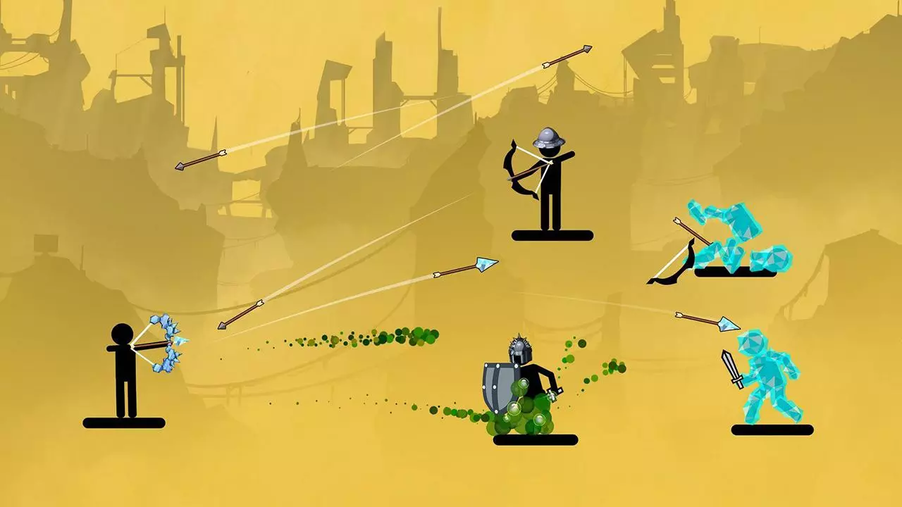 Ảnh 2 của Tải game The Archers 2 Mod APK V1.7.6.5.7 (Menu, Vô Hạn Tiền) Giao diện chọn vũ khí đa dạng trong The Archers 2 Mod