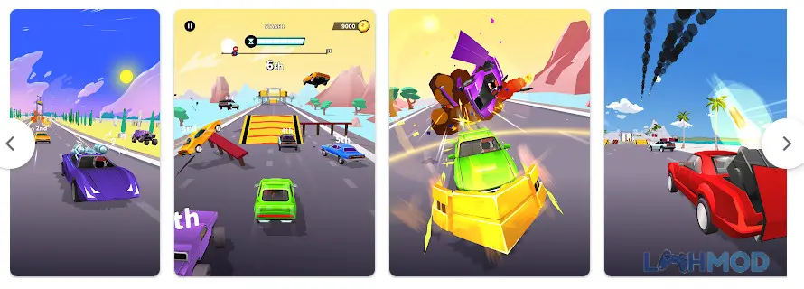 Ảnh 3 của Tải Timeshift Race Apk 1.1.12 cho Android iOs Giao diện điều khiển xe với khả năng dịch chuyển thời gian của Timeshift Race