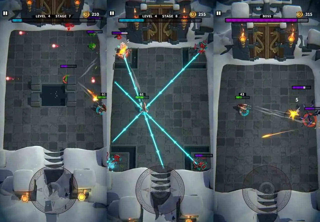 Ảnh 3 của Tomb Raider Reloaded Mod APK 0.18.1 (Menu, Không Bị Thương, Chạy Nhanh) Giao diện chọn kỹ năng và nâng cấp trong Tomb Raider Reloaded Mod