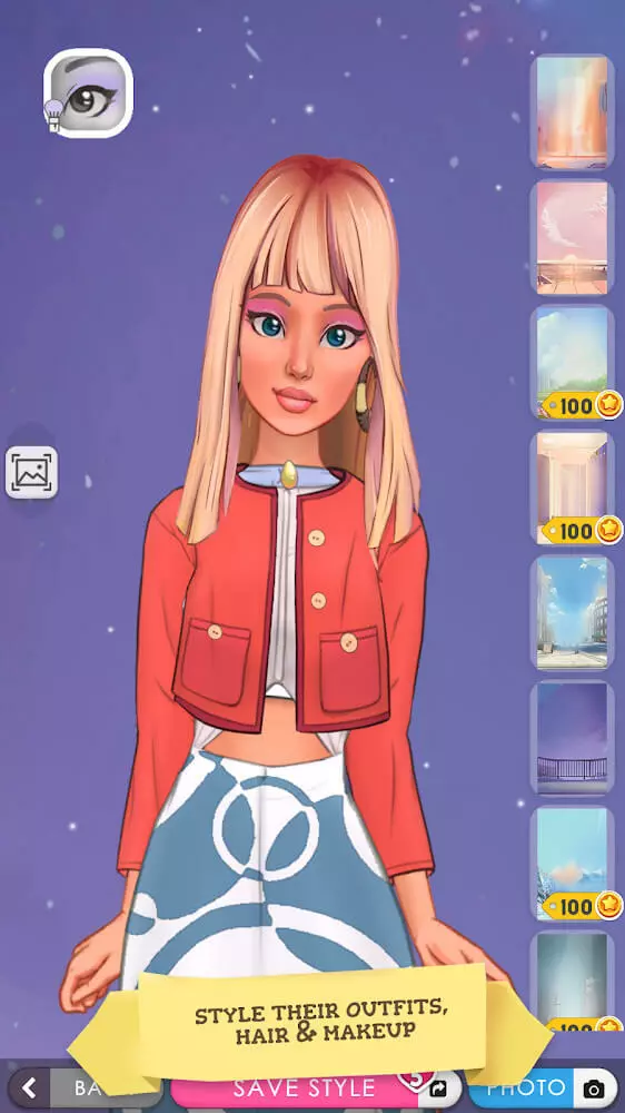 Ảnh 2 của Tải Top Fashion Style Mod APK 0.110 (Vô hạn tiền,năng lượng) Một anh hùng đang khoe bộ giáp mới đầy uy lực
