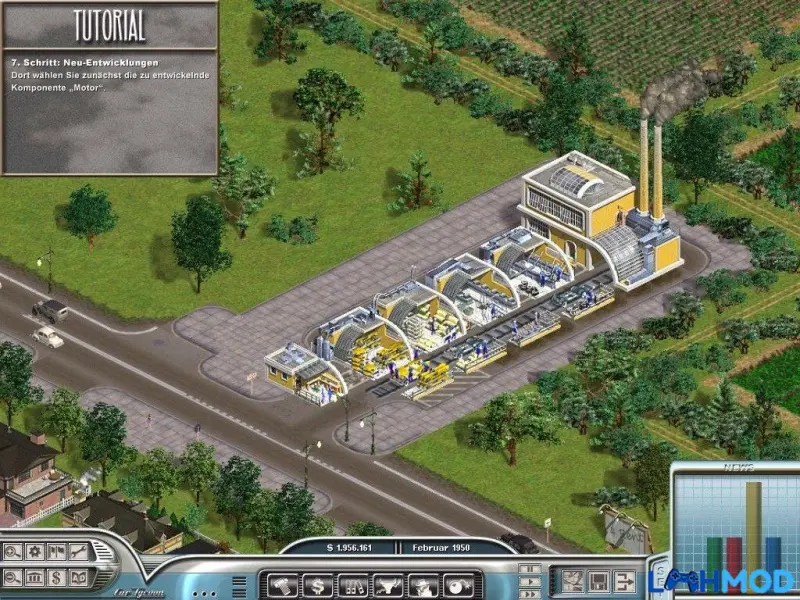 Ảnh 1 của Tải Used Car Tycoon Game Mod Apk 23.1.0 (Vô hạn tiền/ Mở khóa) Cận cảnh chiếc xe cũ đang được tân trang tại gara