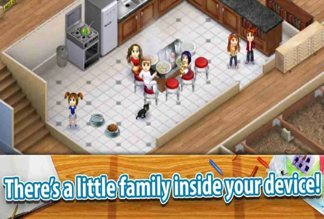 Ảnh 2 của Virtual Families 2 Mod APK 1.7.13 (Menu, Vô Hạn Tiền) Virtual Families 2 Mod