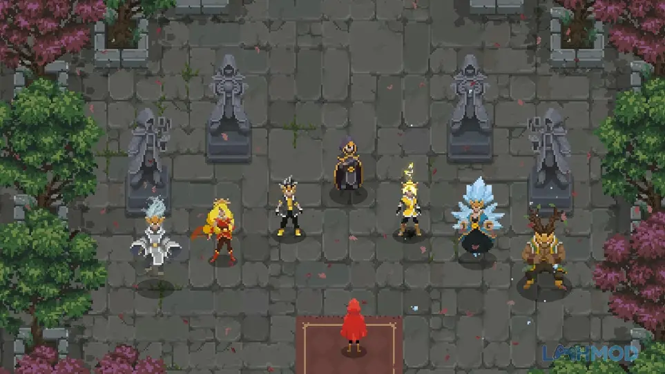 Ảnh 3 của Tải Wizard of Legend Apk 1.24.30001 cho Android iOs Pháp sư tấn công boss lớn với hiệu ứng phép thuật hoành tráng