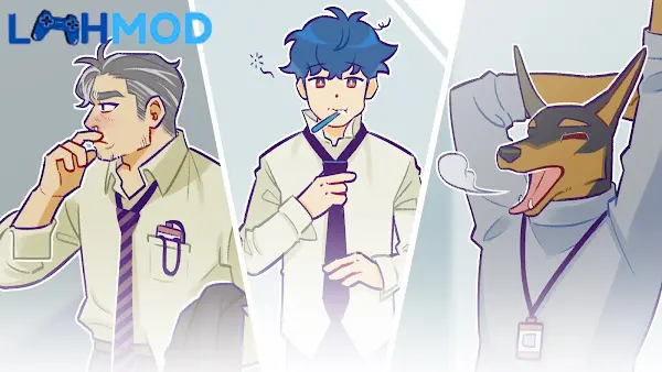 Ảnh 3 của Tải A Story of A Company MOD APK 1.0.5 (Vô hạn tiền) Android iOS Cảnh hai nhân vật trong A Story of A Company đang trò chuyện