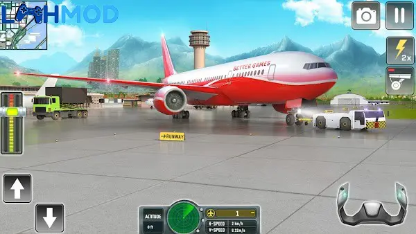 Ảnh 2 của Airplane Simulator Plane Games APK 7.0 Cho Android iOS Cảnh quan thế giới trong game Airplane Simulator Plane Games