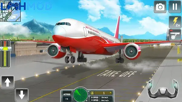 Ảnh 3 của Airplane Simulator Plane Games APK 7.0 Cho Android iOS Buồng lái máy bay chân thực trong Airplane Simulator Plane Games