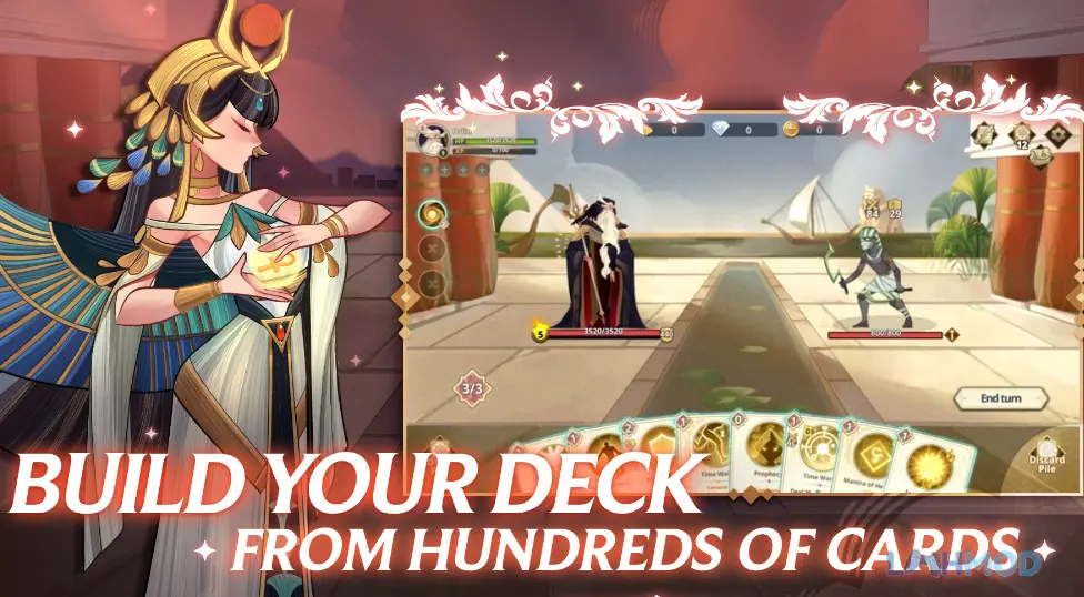 Ảnh 3 của Tải Ancient Gods Mod Apk v1.17.0 (Free Shopping, God Mod, Energy) cho Android iOs Ancient Gods Card Battle Gameplay 2