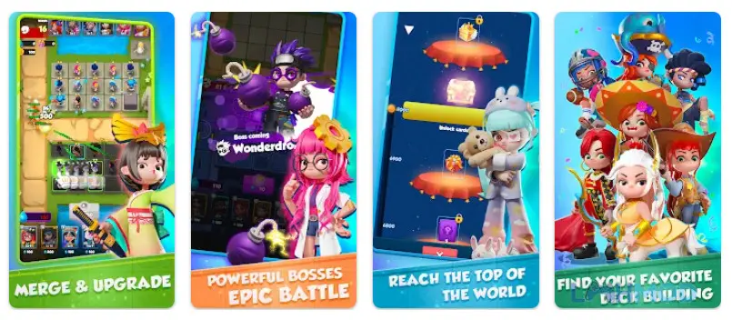 Ảnh 3 của Tải Angel Arena Casual TD Mod Apk 1.85 (Miễn phí phần thưởng) cho Android iOs Hình ảnh giao diện nâng cấp thiên thần trong Battle Angels Mod APK