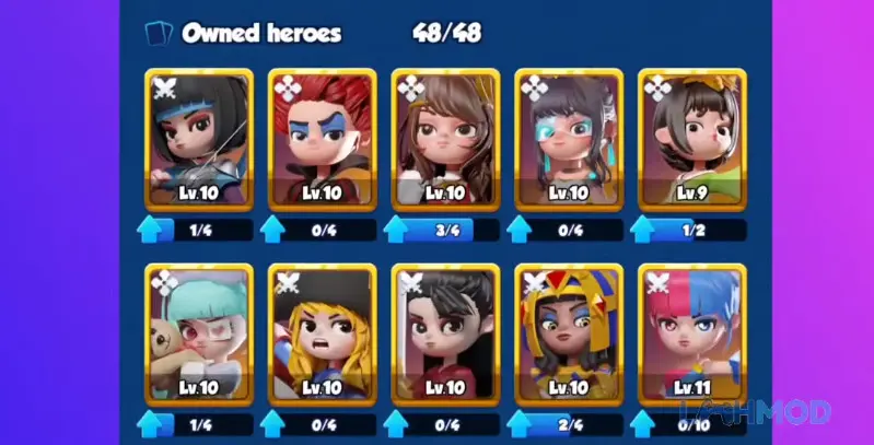 Ảnh 4 của Tải Angel Arena Casual TD Mod Apk 1.85 (Miễn phí phần thưởng) cho Android iOs Hình ảnh minh họa thiên thần trong Battle Angels Mod APK