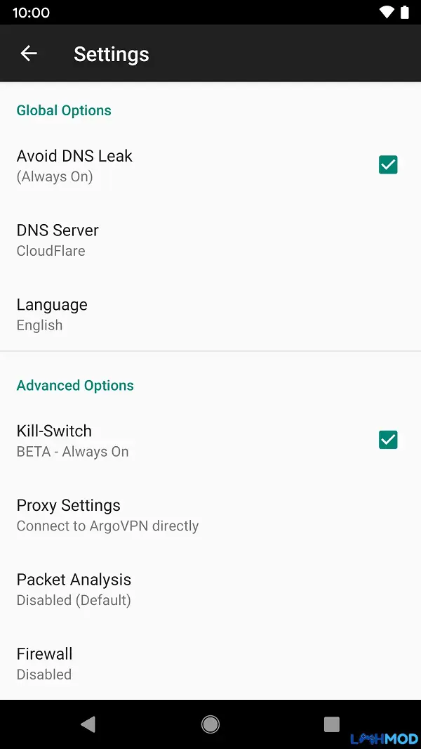 Ảnh 4 của Tải ứng dụng ArgoVPN Apk 1.15 cho Android, IOS Biểu tượng an toàn khi tải ứng dụng ArgoVPN
