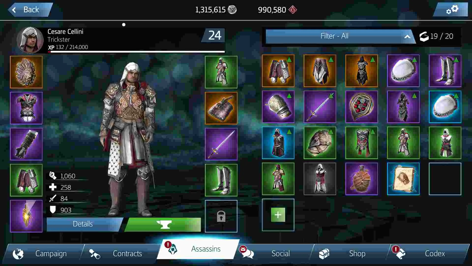 Ảnh 5 của Tải game Assassin’s Creed Identity Mod APK 2.8.7 (Guards Never Attack) Cận cảnh cảnh quan thành phố Ý trong Assassin’s Creed Identity Mod