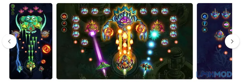 Ảnh 3 của Tải Atlantis Alien Space Shooter Mod Apk 3.3.19 (Free Shopping) cho Android iOs Cảnh bắn súng dưới đáy biển với nhiều kẻ thù