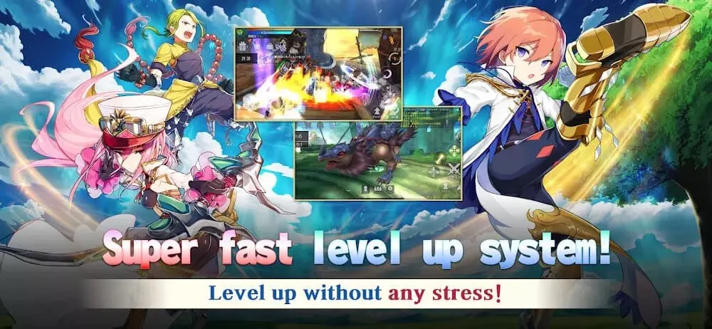 Ảnh 3 của Tải game AVABEL LITE Mod APK v2.2.1 (God Mode, Attack Multiplier) Cảnh chiến đấu trong AVABEL LITE Mod với các chiêu thức và hiệu ứng đẹp mắt