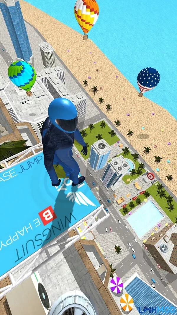 Ảnh 3 của Base Jump Wing Suit Flying Mod Apk v2.9 (Vô hạn tiền) Giao diện game Base Jump Wing Suit Flying với các tùy chọn nâng cấp