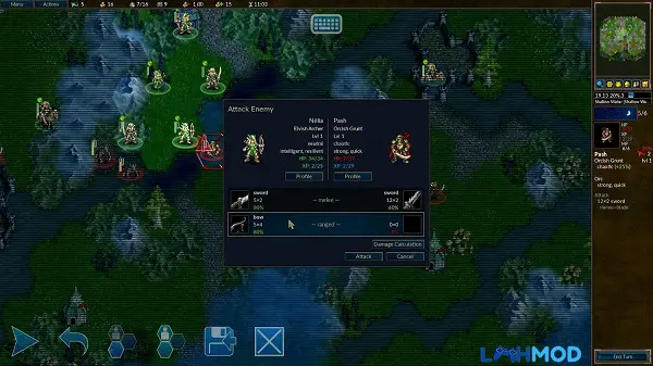 Ảnh 3 của Tải Battle For Wesnoth Apk 1.14.17-57 cho Android, IOS Quân đội Battle For Wesnoth đang dàn trận